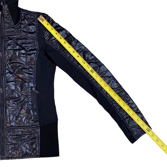 Zella Lightweight Mixed Media Jacket with Thumbholes, Zippered povkets, … - Picture 9 of 12